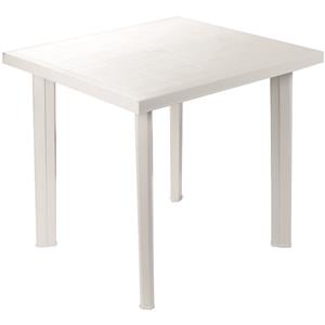 TAVOLI RESINA FIOCCO BIANCHI 80X75